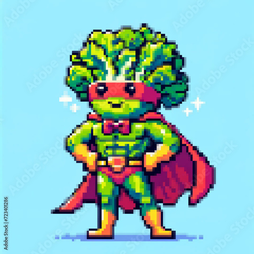 Pixel art vector illustration of a Super Salad