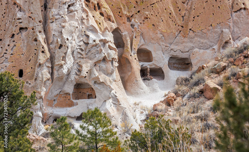 ancient cliff dwellings in the Southwest photo