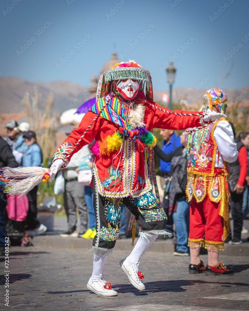 Religious dance in cusco