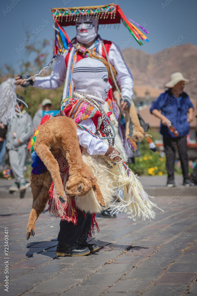 Religious dance in cusco