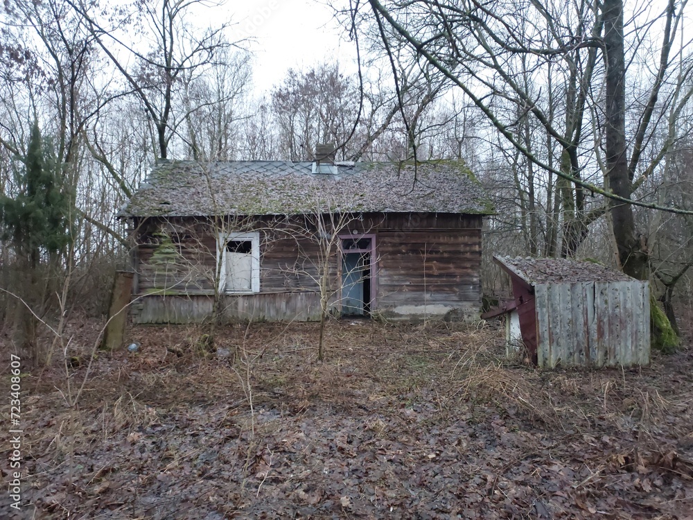 Obraz premium Dom do rozbiórki
