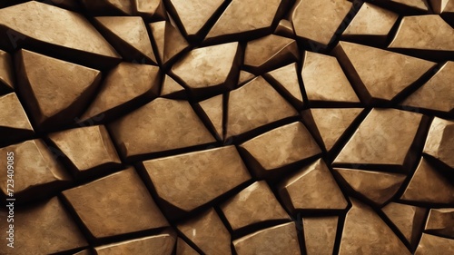 abstract stone texture flow background. complex 3D shapes.Ai generative