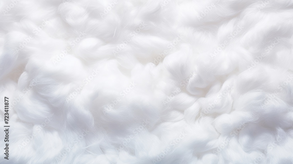 Fototapeta premium Closeup white cotton wool background