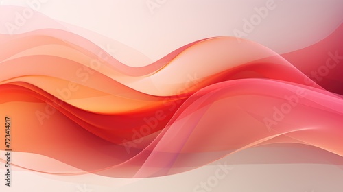 a glowing bright red abstract image with blue waves, in the style of light orange, soft gradients, gossamer fabrics, dark pink and yellow photo