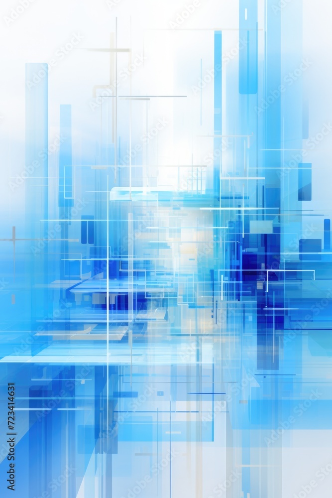 Wallpaper, abstract background, a background with blue lines and lines on it, in the style of high-tech futurism, white background Wallpaper, abstract background, a background with blue lines and lines on it, in the style of high-tech futurism, white background