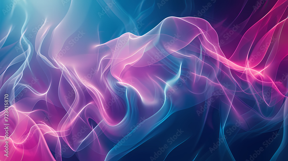 Fototapeta premium Subtle Elegant Background. Smooth Texture in Futuristic Abstract Digital Art Form