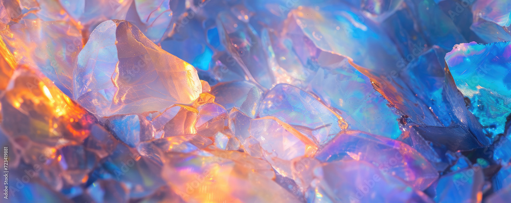 Naklejka premium opal stone texture banner background 