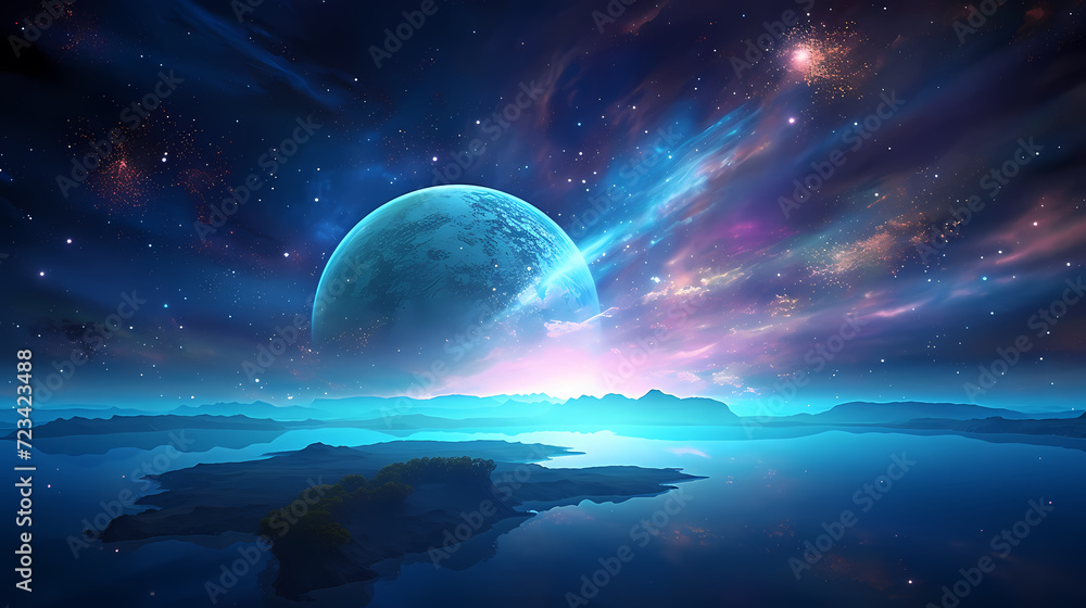Admire our beautiful Earth from the vastness of space Admire our beautiful Earth from the vastness of space