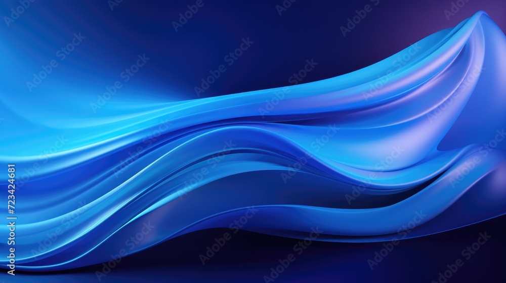 blue wave background., in the style of flowing fabrics, dreamlike composition, sleek metallic finish, flatness of space blue wave background., in the style of flowing fabrics, dreamlike composition, sleek metallic finish, flatness of space