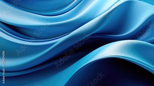abstract blue wallpapers, in the style of luxurious drapery, distorted form, dreamlike composition, smooth curves, luminescence