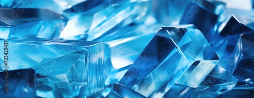 a background shows a blue and white crystal, in the style of objective abstraction, bright sculptures photo