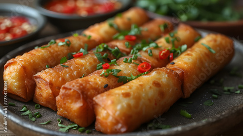 lumpias in a pack of 10 units in a box