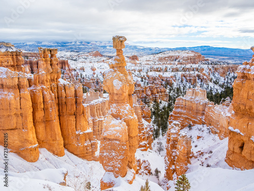 Snowy Bryce Canyon