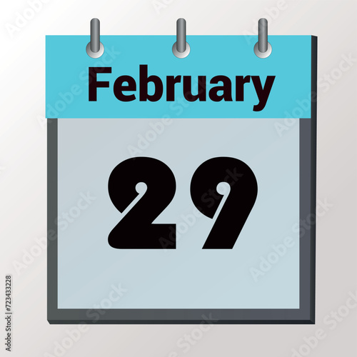 February 29 calendar photo