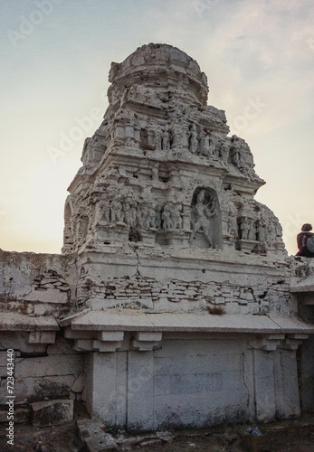 Matanga Hill is a rocky hill in the Matanga mountain range. Hampi. India.