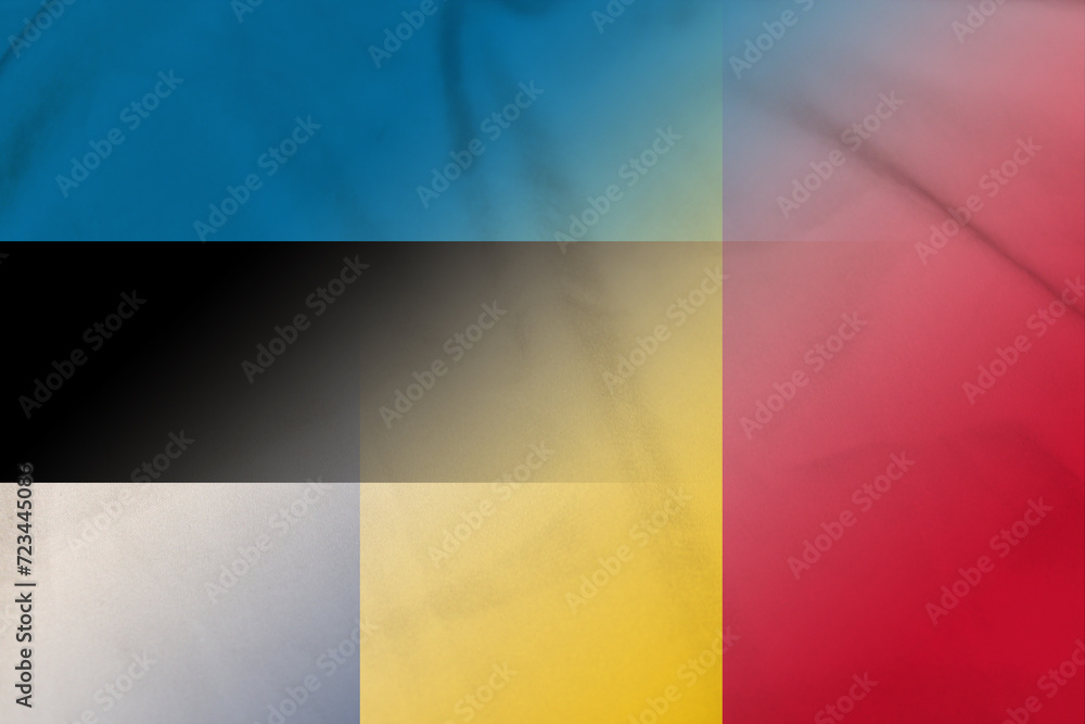 Estonia and Chad political flag international relations CHL EST