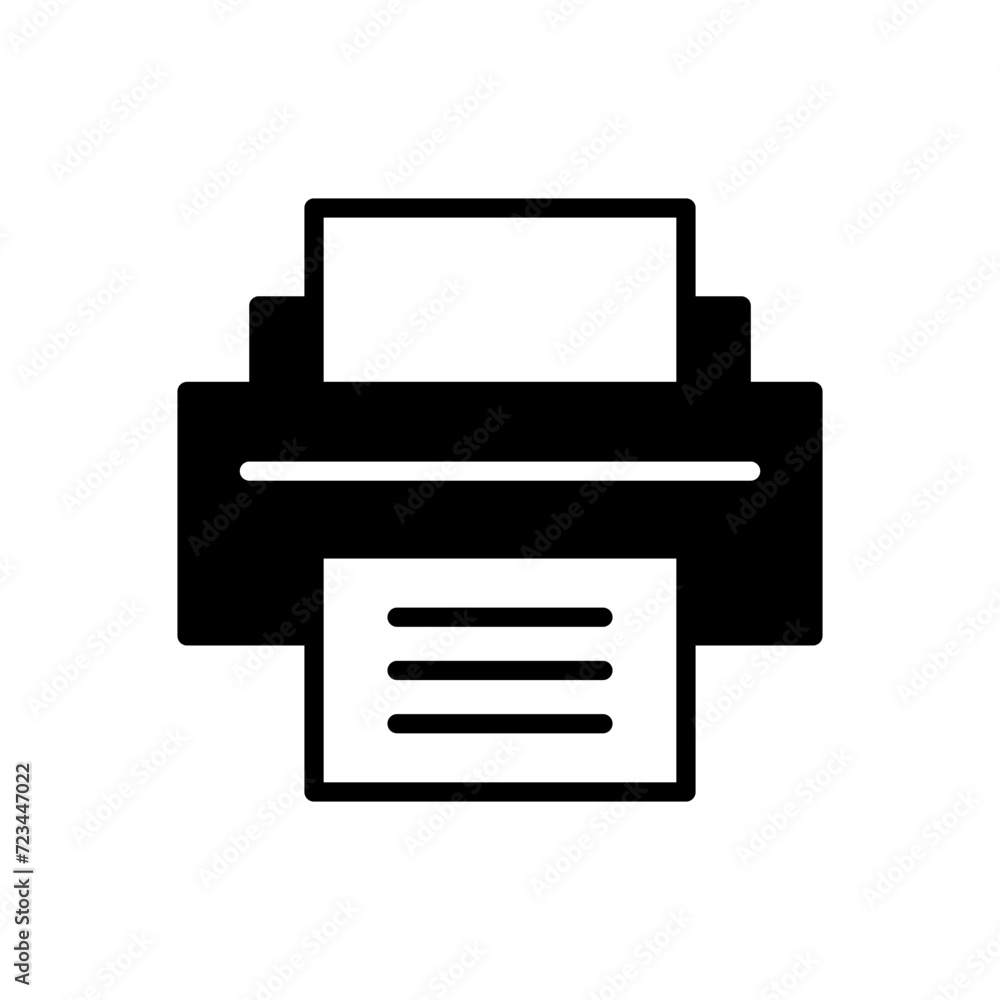 Print icon vector. printer icon vector.