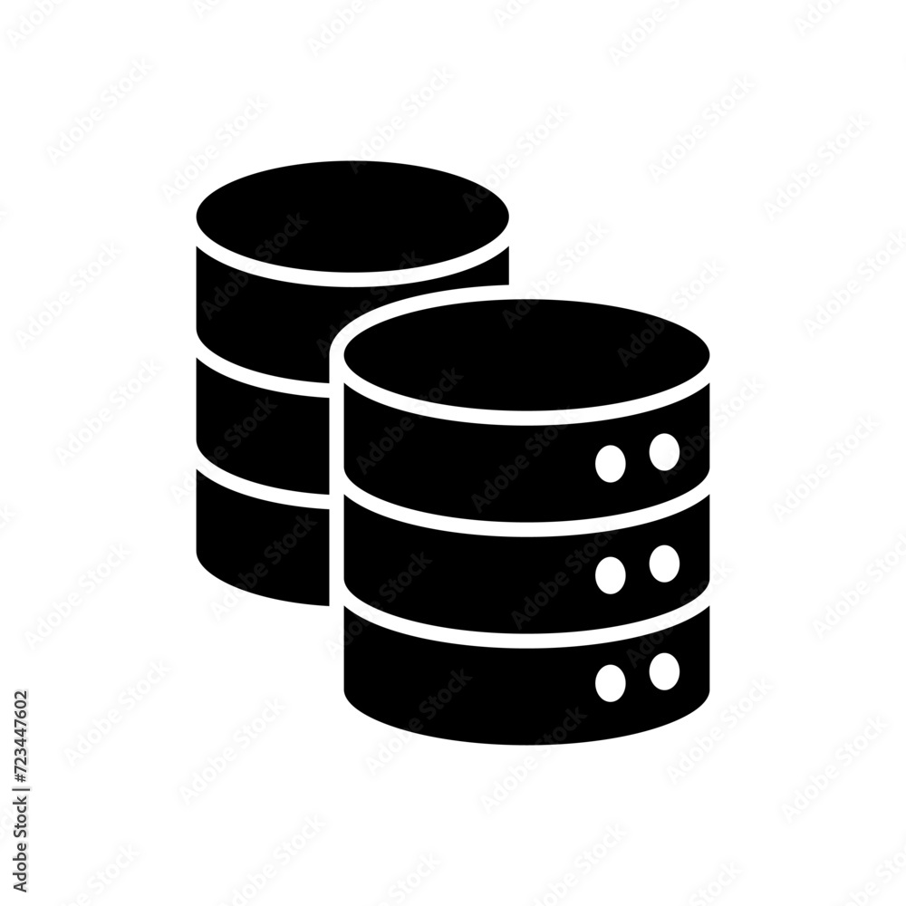 Database icon vector. database vector icon Database icon vector. database vector icon