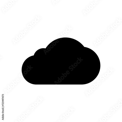 cloud icon vector. cloud vector icon