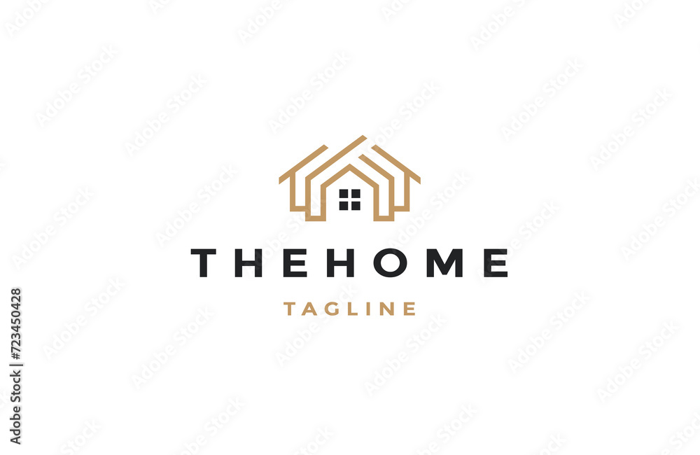 Home logo design template flat vector Home logo design template flat vector