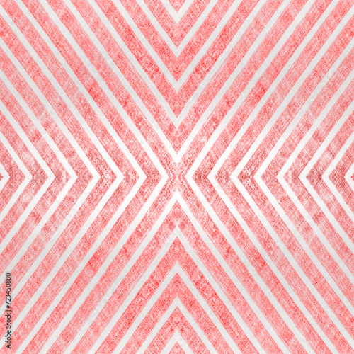 Seamless texture photo of red colored white and red striped cotton material