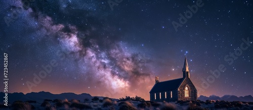 Celestial Convergence: Where Faith Ascends Amidst Starlight Serenades and Divine Whispers photo