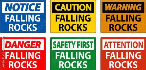 Danger Sign, Falling Rocks