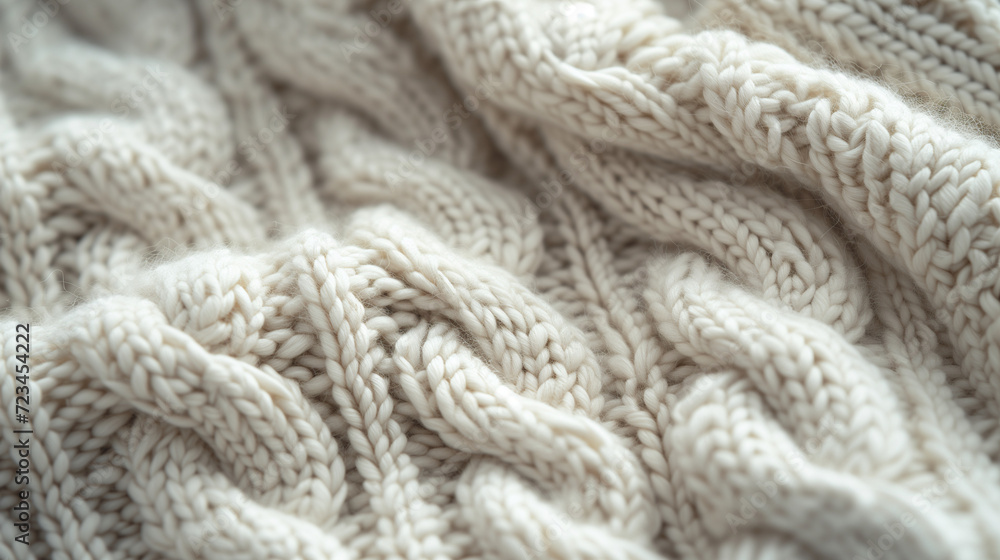 Warm knit sweater texture, soft and cozy for a comforting background Warm knit sweater texture, soft and cozy for a comforting background