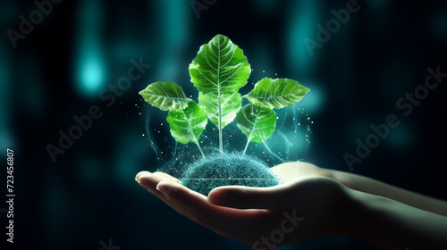 Earth day 3d social media story design template, Earth day green background Generated by AI