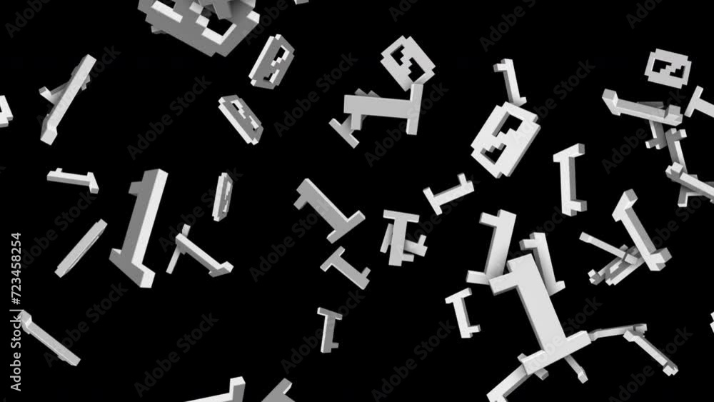Falling Binary Code Numbers, Zero and One, Tech Background Animation, on Alpha Channel, Loop
Falling Binary Code Numbers, Zero and One, Tech Background Animation, on Alpha Channel, Loop