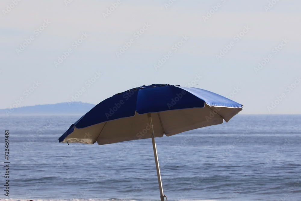Sun umbrella at the public beach
