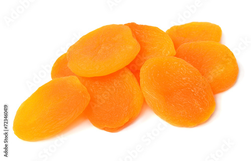 Dry apricot isolated on white background