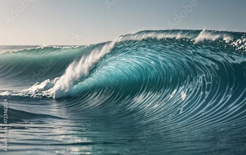 Ocean wave form photo