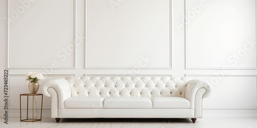 white couch in the lounge photo