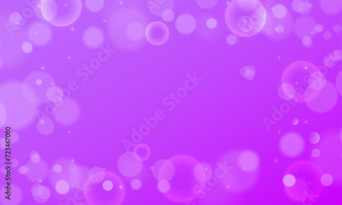 Vector abstract purple bokeh background design