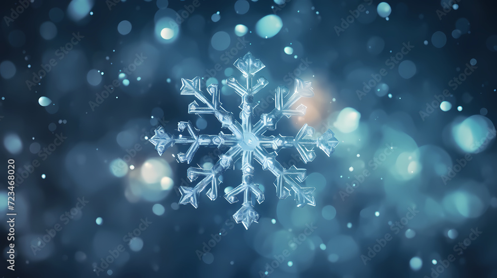 Beautiful winter Christmas glowing background with falling snowflakes, winter background Beautiful winter Christmas glowing background with falling snowflakes, winter background