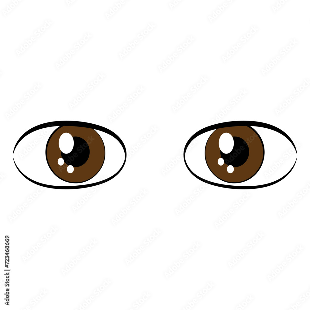 Eyes and brows woman Silhouette Eyes and brows woman Silhouette