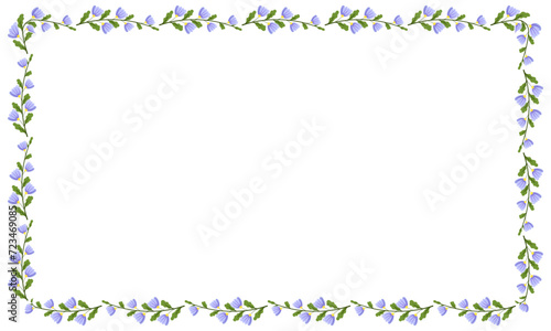 Vector beautiful floral frame latest design element