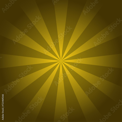 Vector abstract sunbrust yellow background design