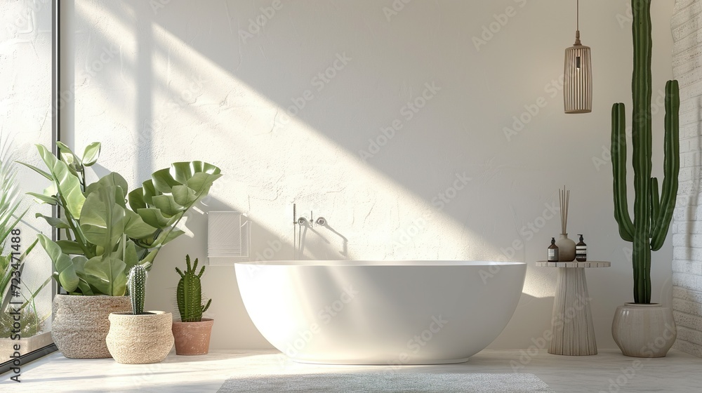 a white sunlit bathroom a white sunlit bathroom
