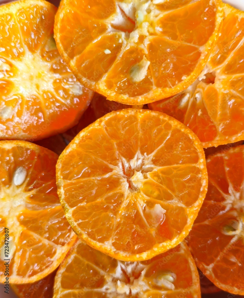 slices of orange slices of orange