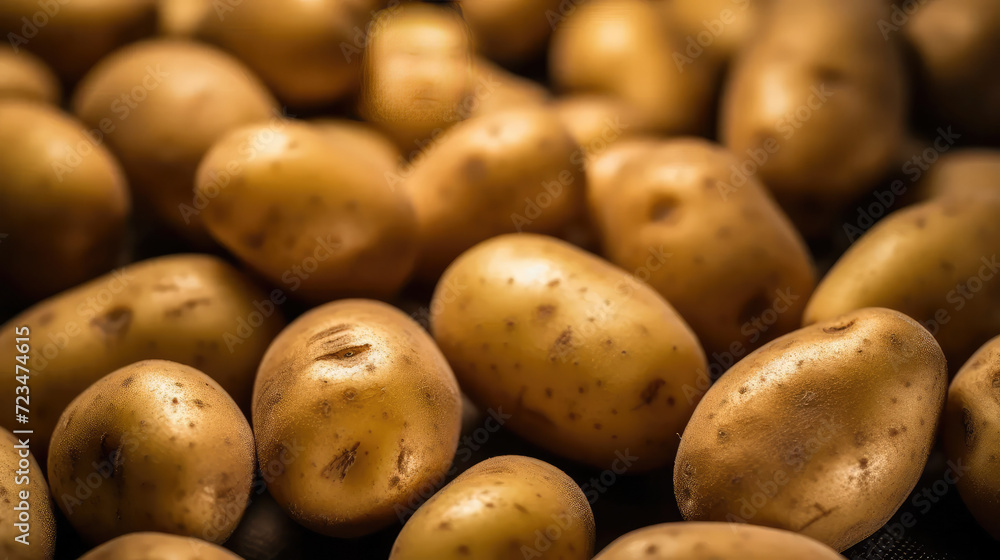 close up of fresh potato with beautiful colors. Farm crops of fresh and organic fruits and vegetables. Healthy food for a healthy life close up of fresh potato with beautiful colors. Farm crops of fresh and organic fruits and vegetables. Healthy food for a healthy life