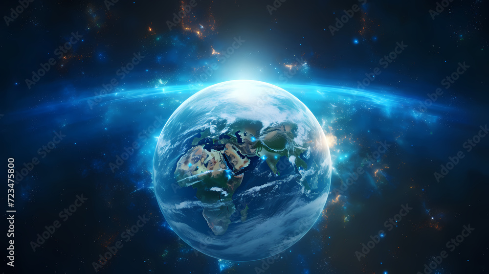 Admire our beautiful Earth from the vastness of space Admire our beautiful Earth from the vastness of space
