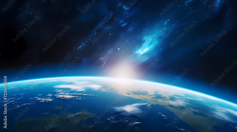 Admire our beautiful Earth from the vastness of space Admire our beautiful Earth from the vastness of space