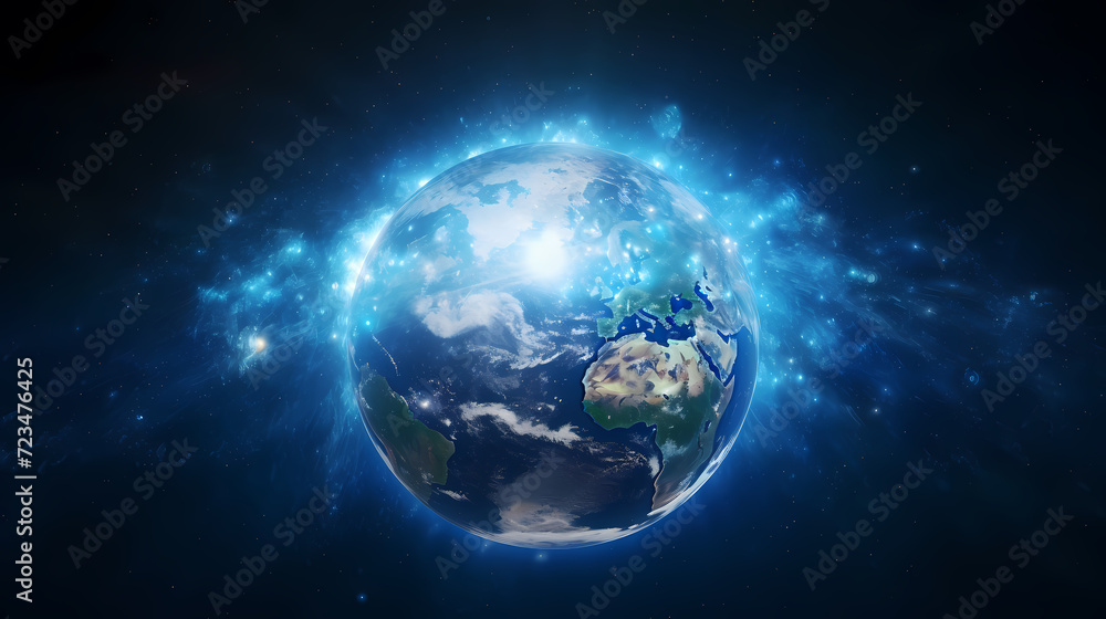 Admire our beautiful Earth from the vastness of space Admire our beautiful Earth from the vastness of space
