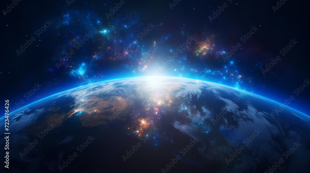 Admire our beautiful Earth from the vastness of space Admire our beautiful Earth from the vastness of space