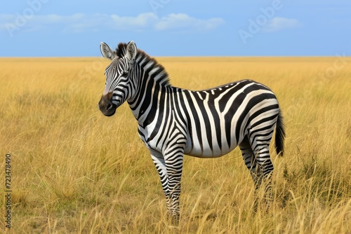 Zebra in the wild © Muh