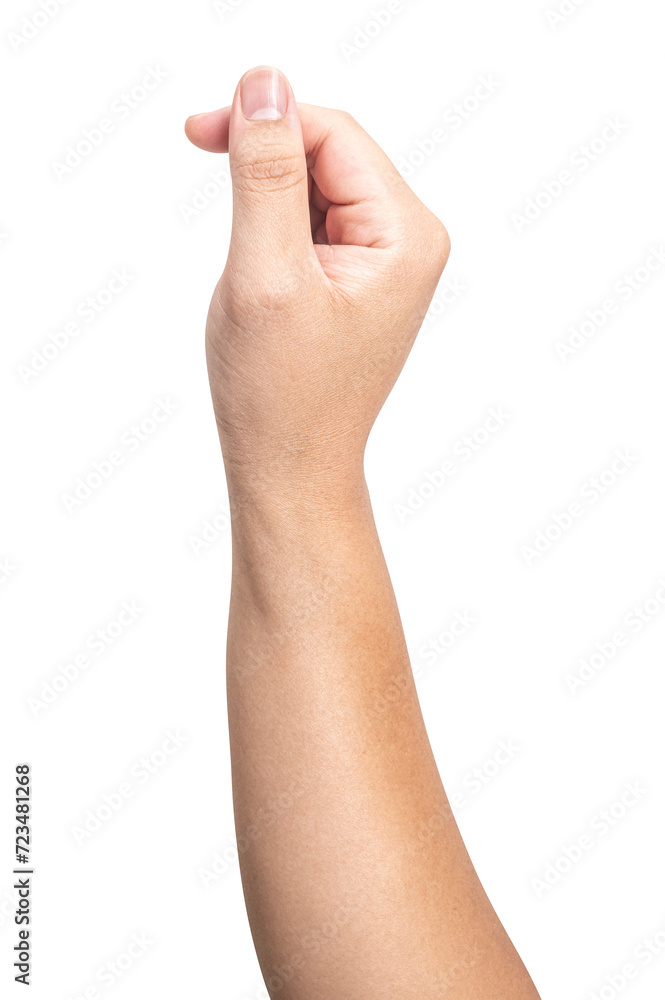 Male hand hold virtual business card, credit card or blank paper isolated on white background. Male hand hold virtual business card, credit card or blank paper isolated on white background.