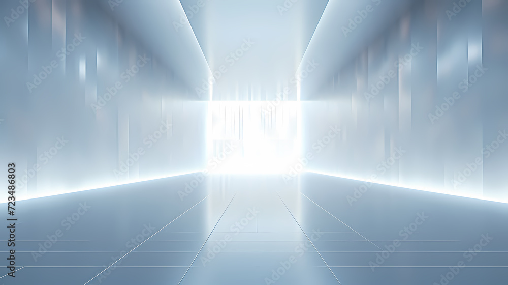 3D space, light shining from above, empty room 3D space, light shining from above, empty room