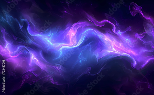 abstract purple and blue clouds